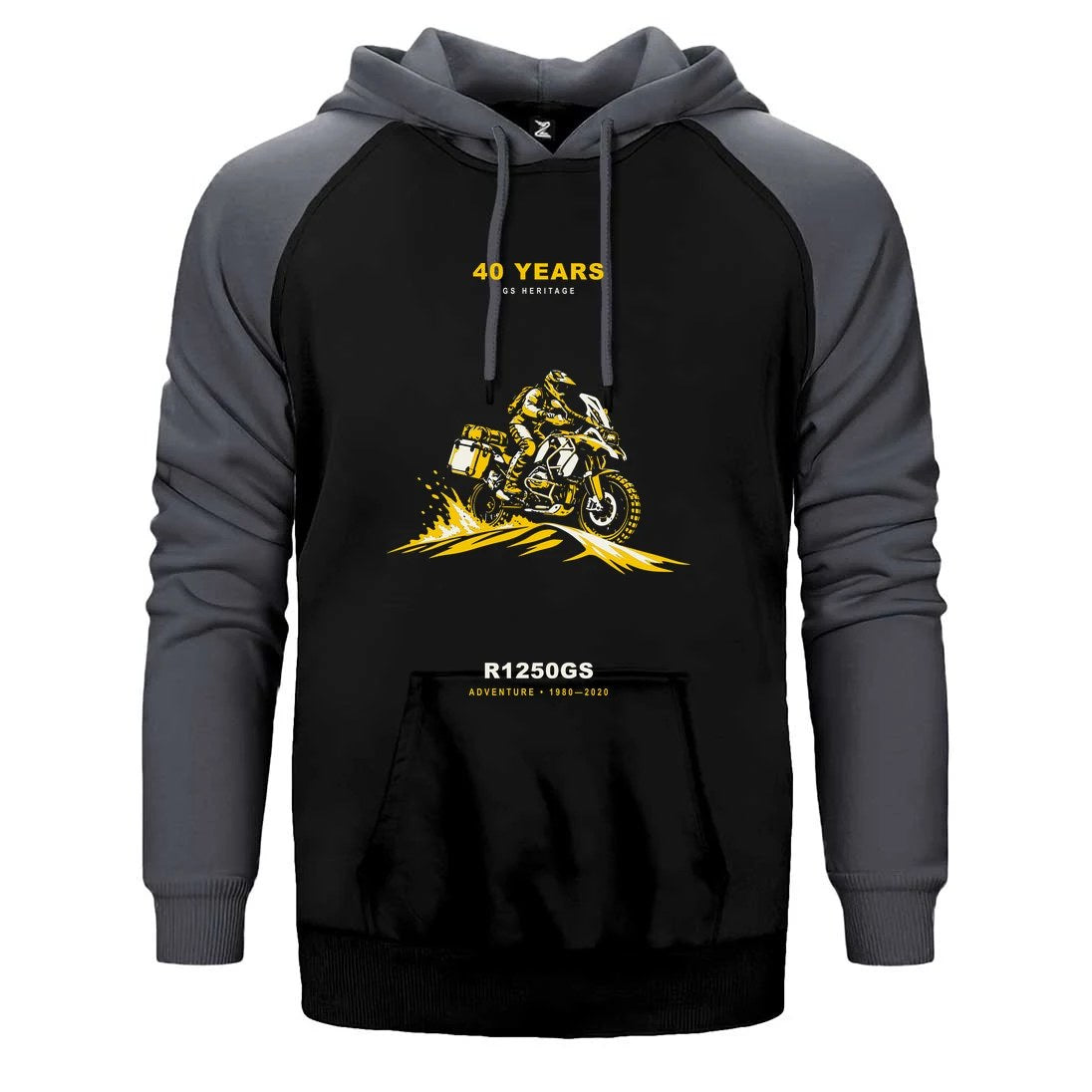 Bmw Çöl Geçişi Çift Renk Reglan Kol Sweatshirt / Hoodie