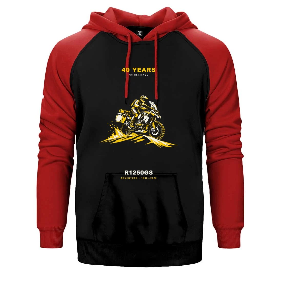 Bmw Çöl Geçişi Çift Renk Reglan Kol Sweatshirt / Hoodie