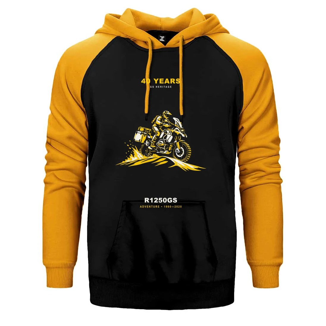 Bmw Çöl Geçişi Çift Renk Reglan Kol Sweatshirt / Hoodie