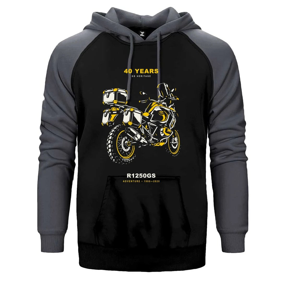 Bmw Üç Çantalı Yolcu Çift Renk Reglan Kol Sweatshirt / Hoodie