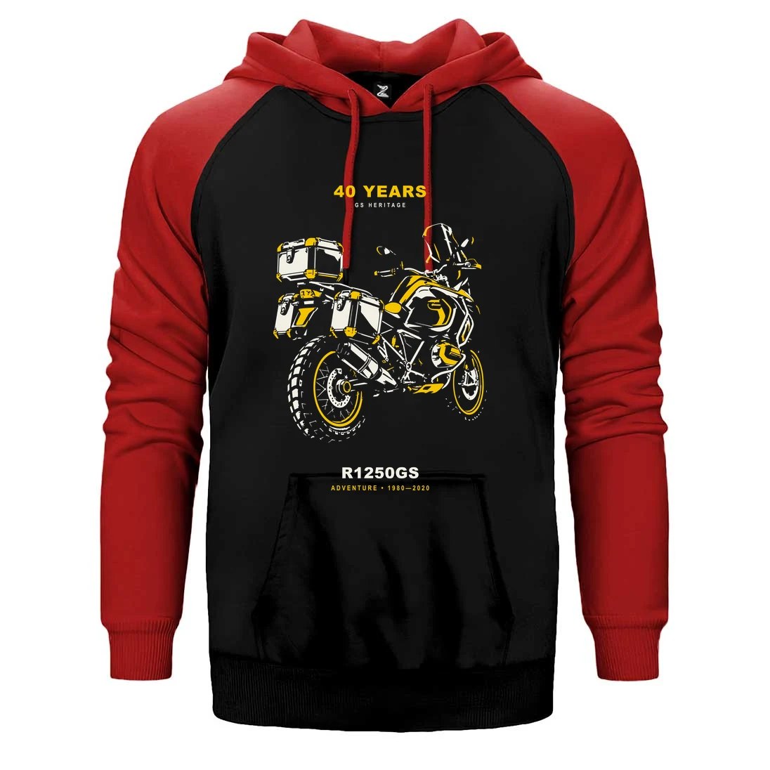 Bmw Üç Çantalı Yolcu Çift Renk Reglan Kol Sweatshirt / Hoodie