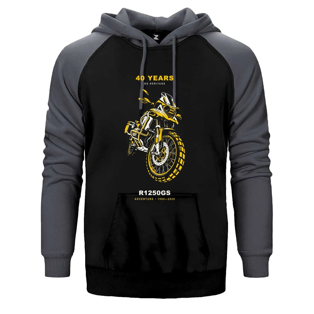 Bmw Tel Jant Gücü Çift Renk Reglan Kol Sweatshirt / Hoodie