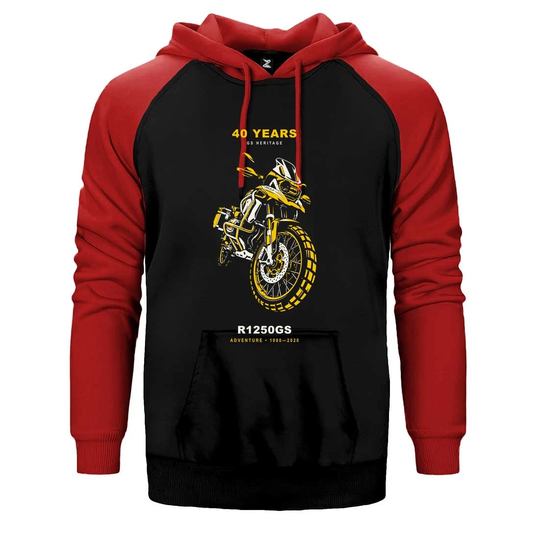 Bmw Tel Jant Gücü Çift Renk Reglan Kol Sweatshirt / Hoodie