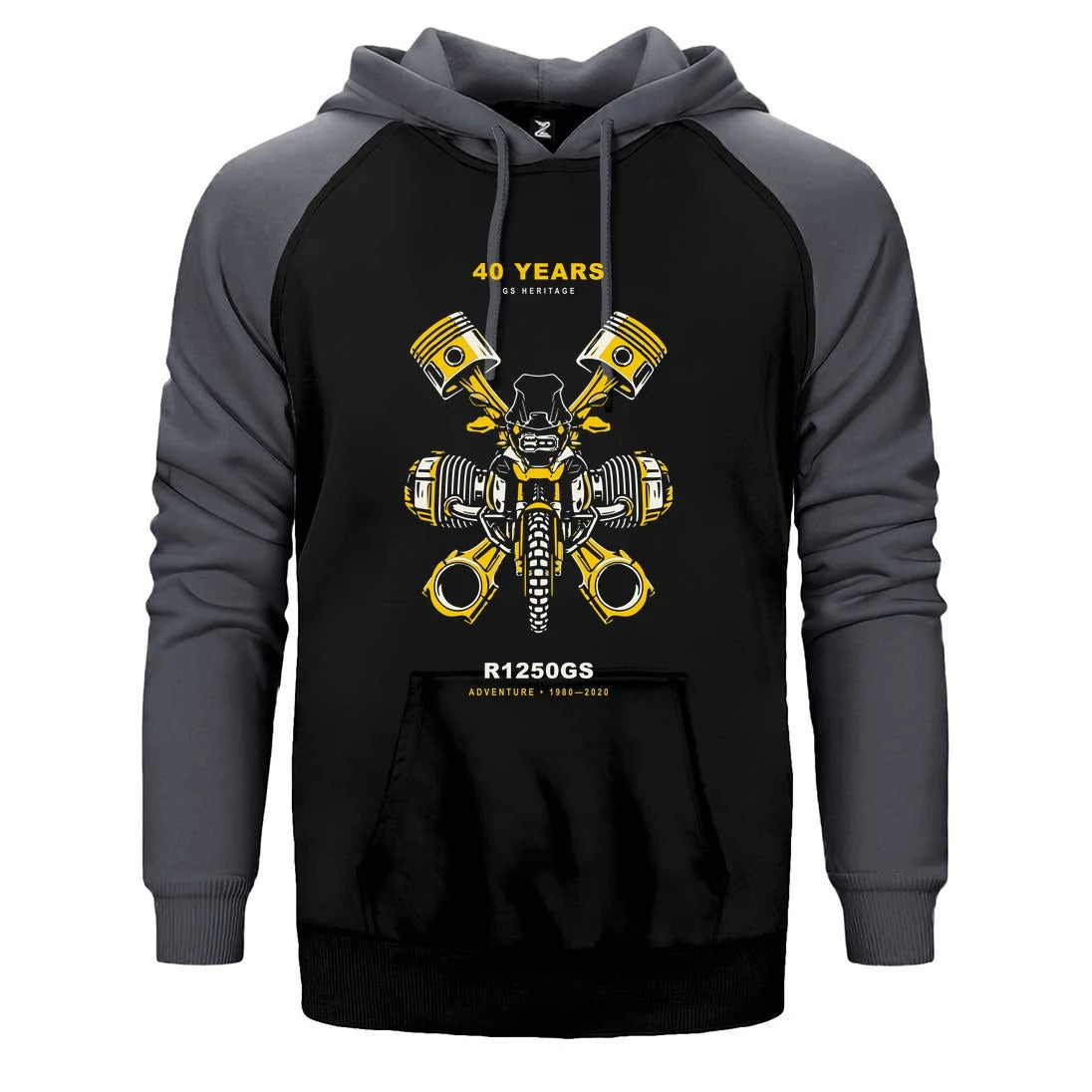 Bmw Boxer Pistonları Çift Renk Reglan Kol Sweatshirt / Hoodie