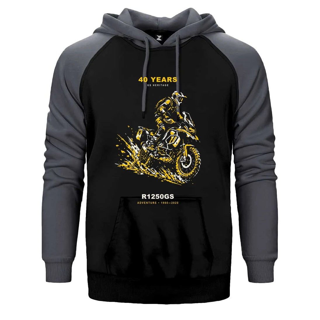 Bmw Çamur Atağı Çift Renk Reglan Kol Sweatshirt / Hoodie