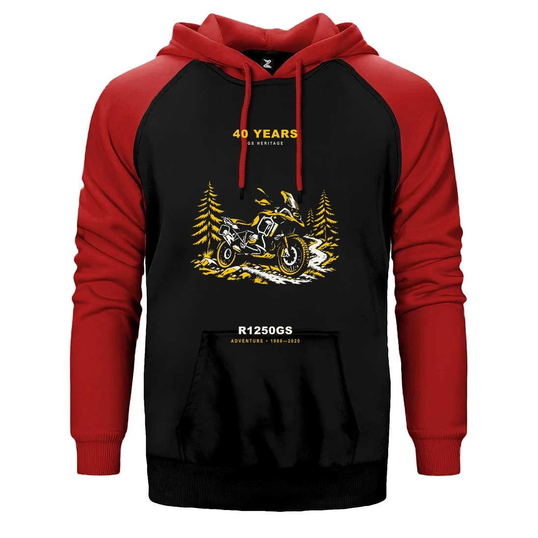 Bmw Orman Patikası Çift Renk Reglan Kol Sweatshirt / Hoodie