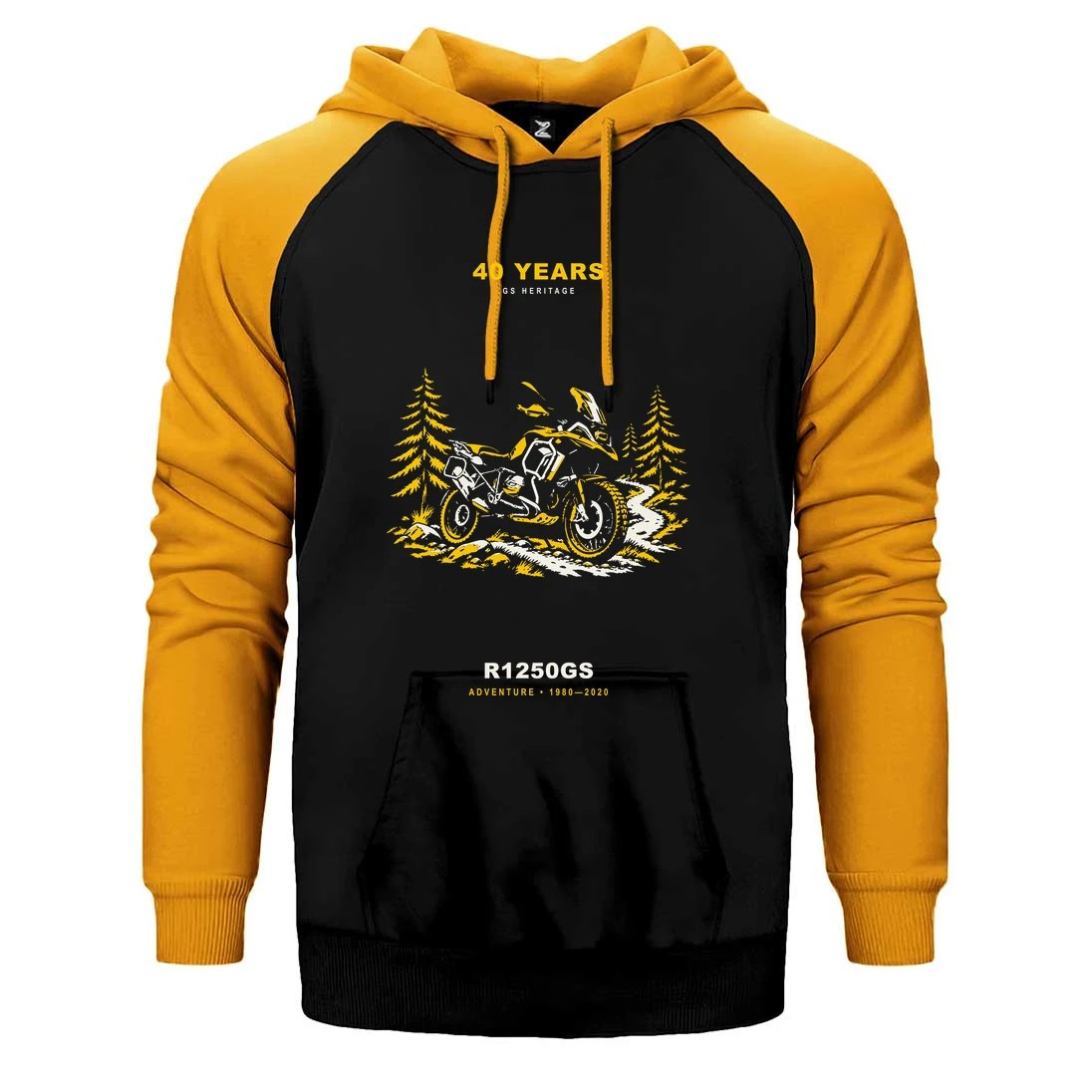 Bmw Orman Patikası Çift Renk Reglan Kol Sweatshirt / Hoodie