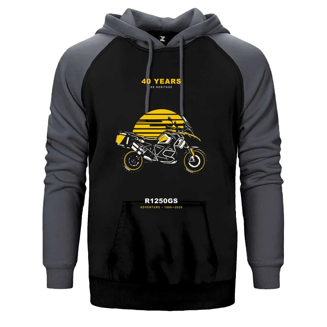 Bmw Gün Batımı Yolcusu Çift Renk Reglan Kol Sweatshirt / Hoodie
