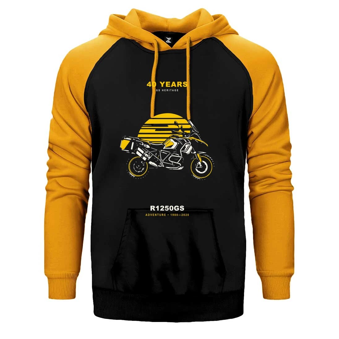 Bmw Gün Batımı Yolcusu Çift Renk Reglan Kol Sweatshirt / Hoodie