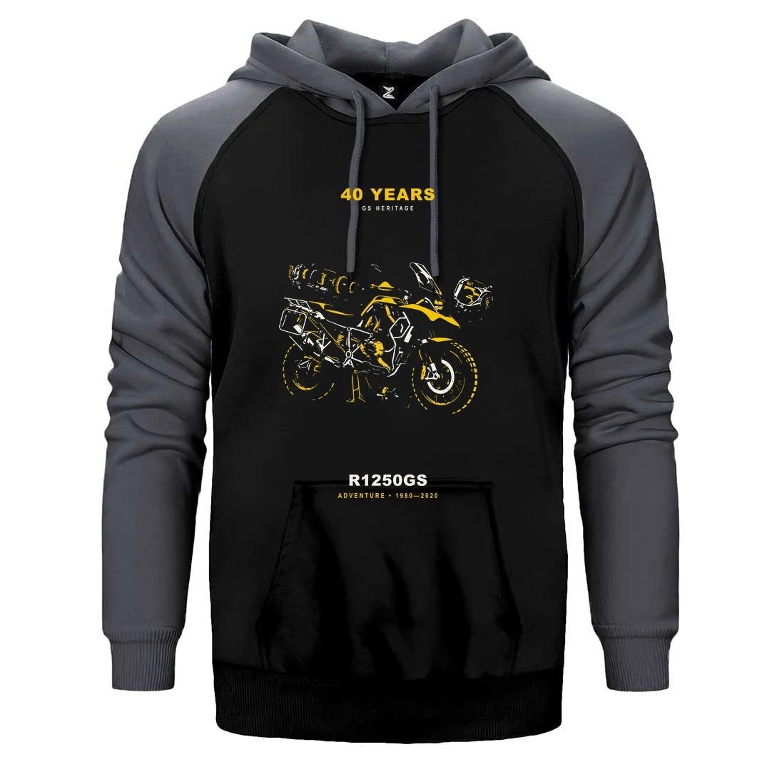 Bmw Mekanik Kesit Çift Renk Reglan Kol Sweatshirt / Hoodie