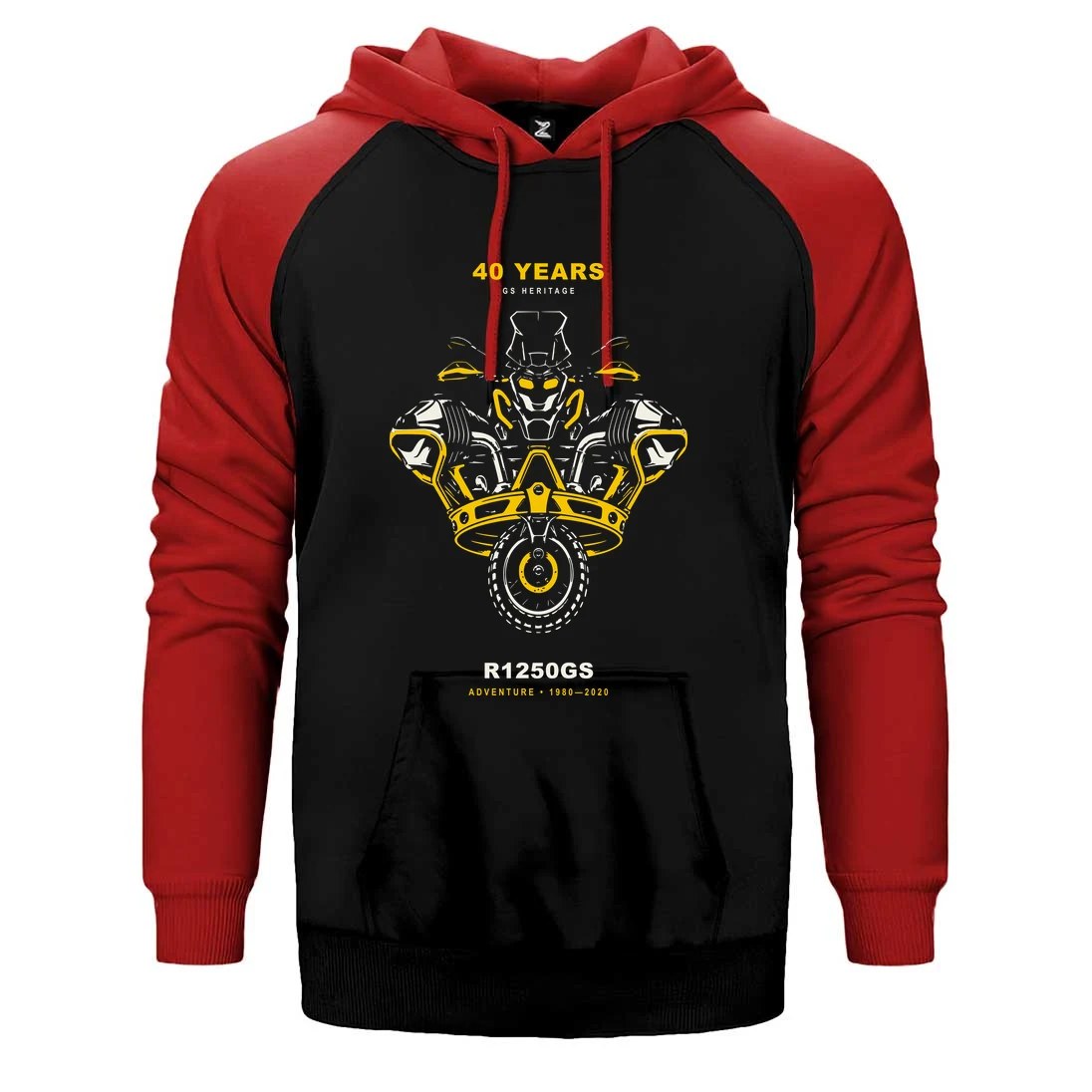 Bmw Boxer Silindir Tacı Çift Renk Reglan Kol Sweatshirt / Hoodie