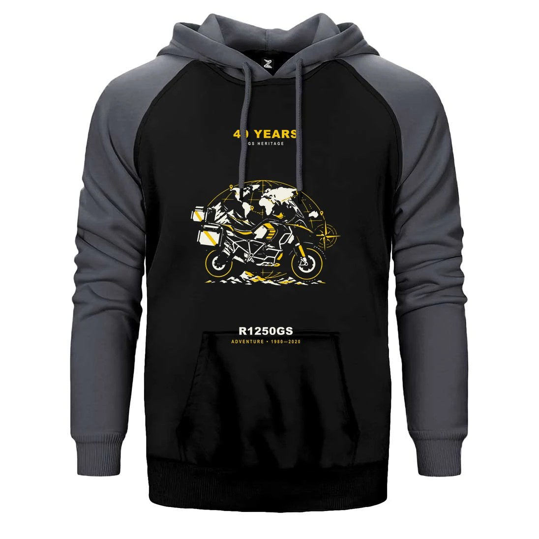 Bmw Dünya Yolcusu Çift Renk Reglan Kol Sweatshirt / Hoodie