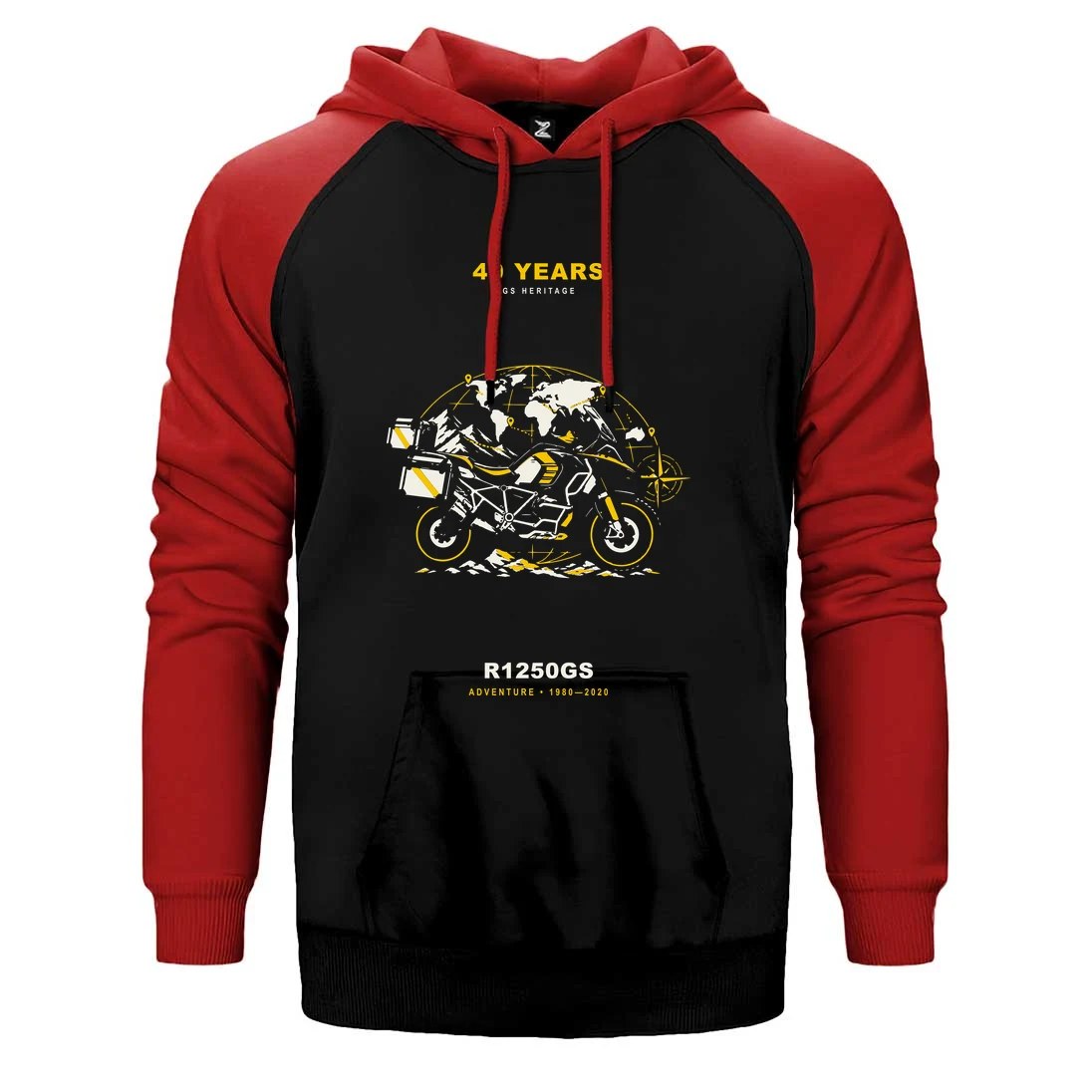 Bmw Dünya Yolcusu Çift Renk Reglan Kol Sweatshirt / Hoodie