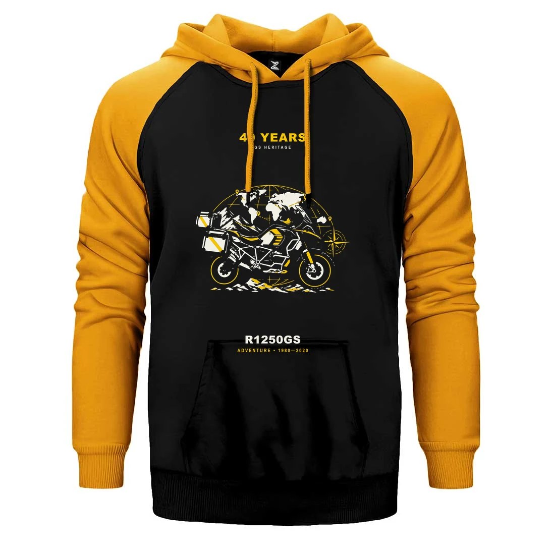 Bmw Dünya Yolcusu Çift Renk Reglan Kol Sweatshirt / Hoodie