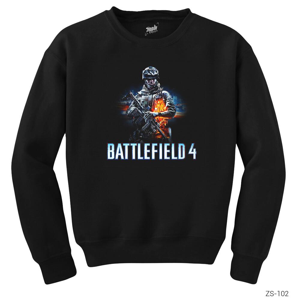 Battlefield 4 Siyah Sweatshirt