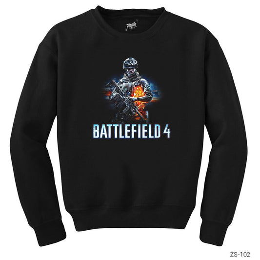 Battlefield 4 Siyah Sweatshirt