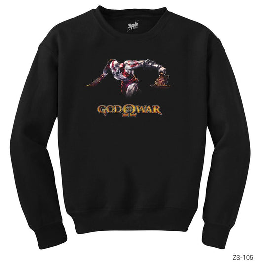 God of War 1 Siyah Sweatshirt