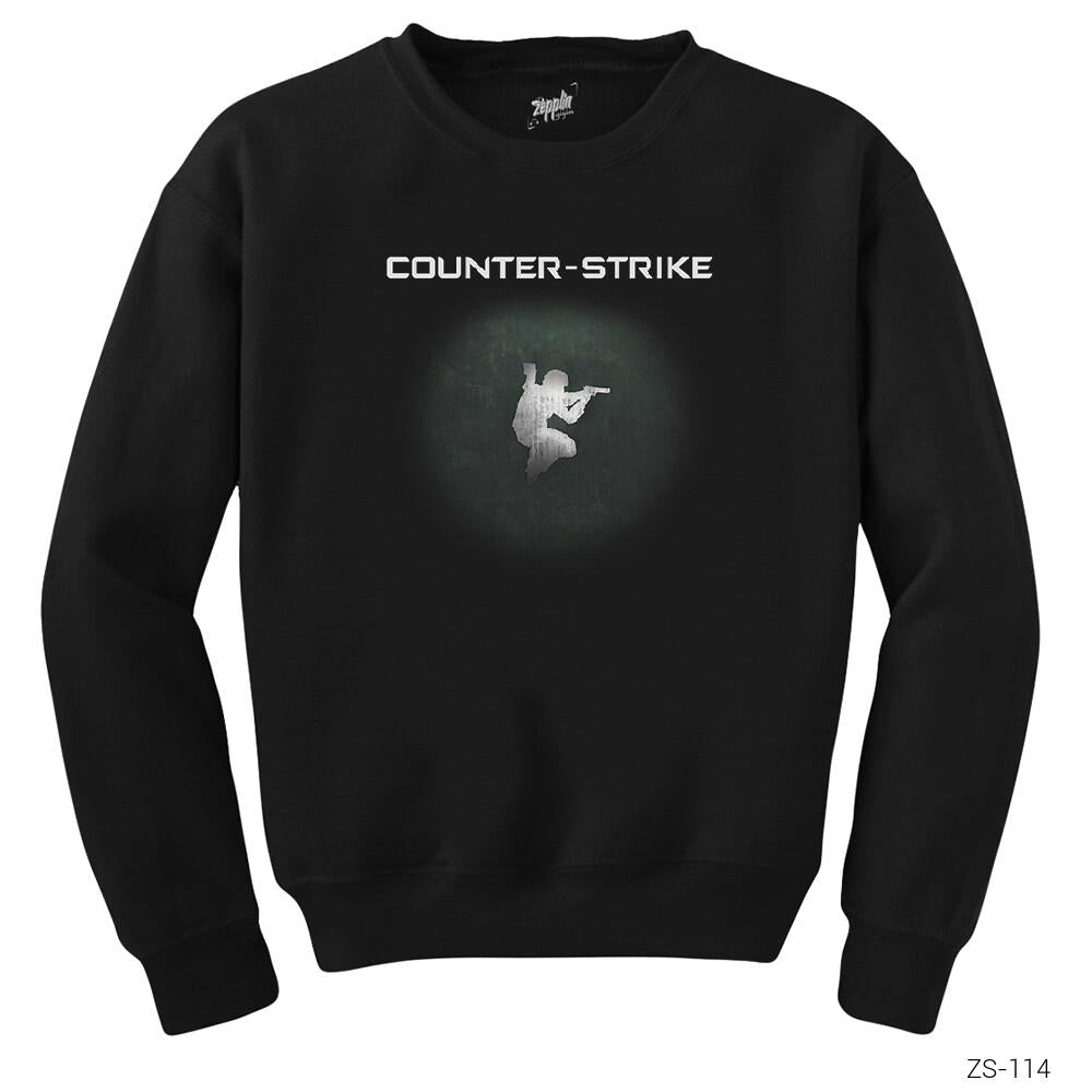 Counter Strike Siyah Sweatshirt