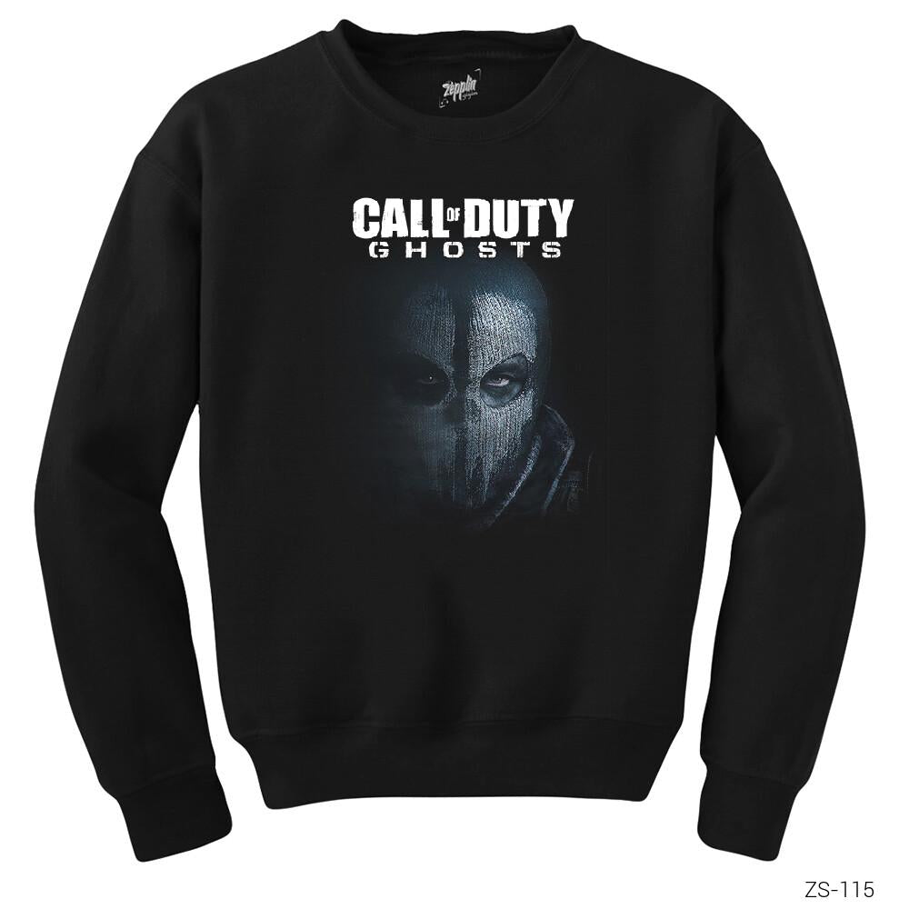 Call of Duty Cod Ghosts Siyah Sweatshirt