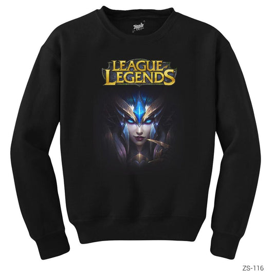 League of Legends Cute Siyah Sweatshirt