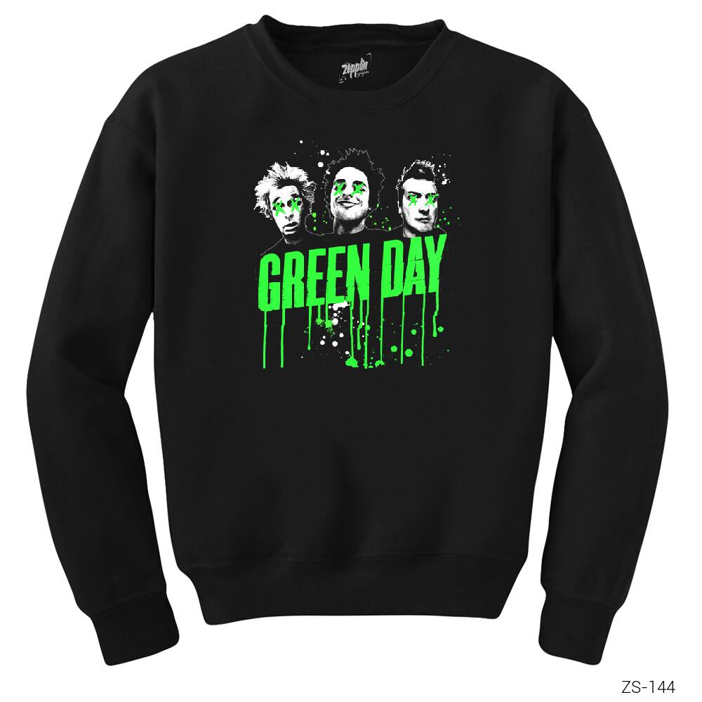 Green Day Group Siyah Sweatshirt