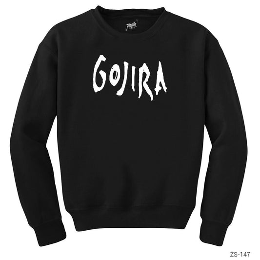 Gojira Logo Siyah Sweatshirt