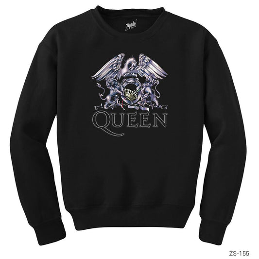 Queen Crow Siyah Sweatshirt
