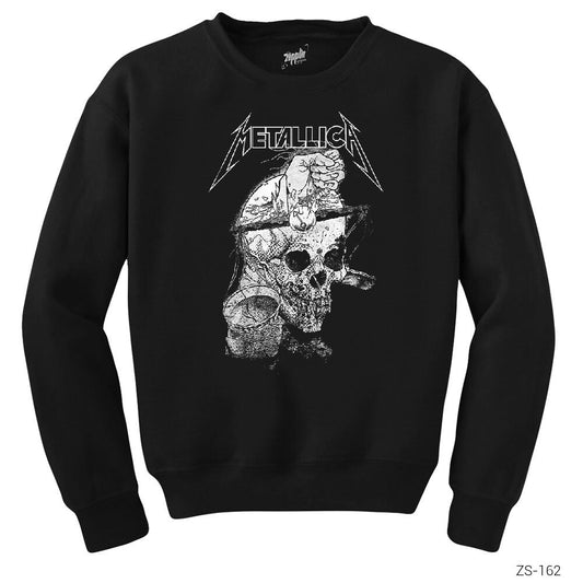 Metallica Chaos Siyah Sweatshirt