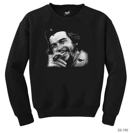 Che Guevara Siyah Sweatshirt