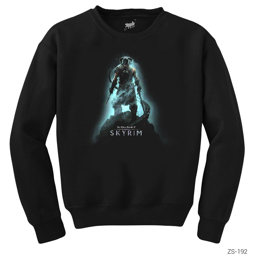 Skyrim Downguard Siyah Sweatshirt