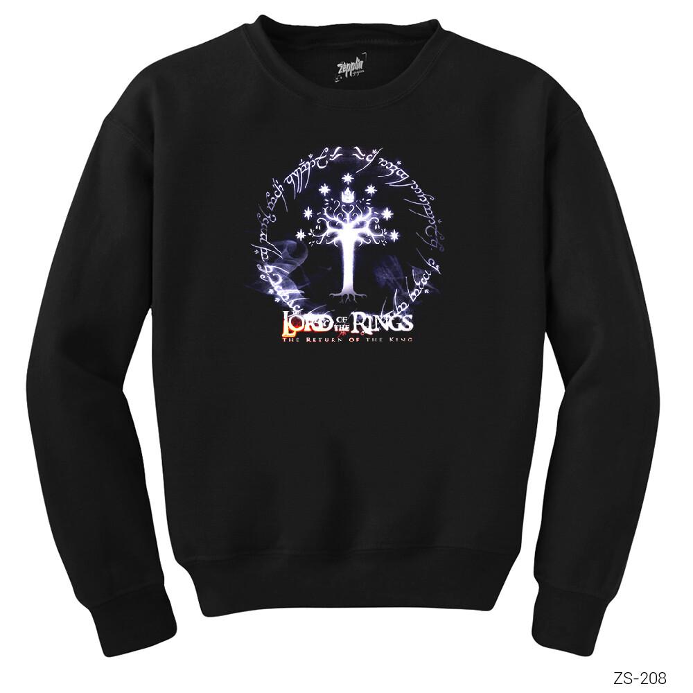 Lord Of The Rings Kings Siyah Sweatshirt