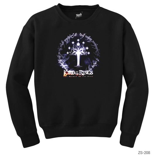 Lord Of The Rings Kings Siyah Sweatshirt