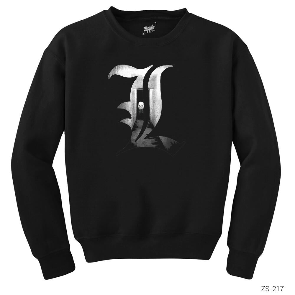 Death Note L Siyah Sweatshirt