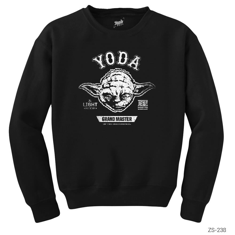 Star Wars Yoda Siyah Sweatshirt
