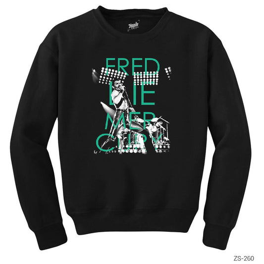 Freddie Mercury Siyah Sweatshirt