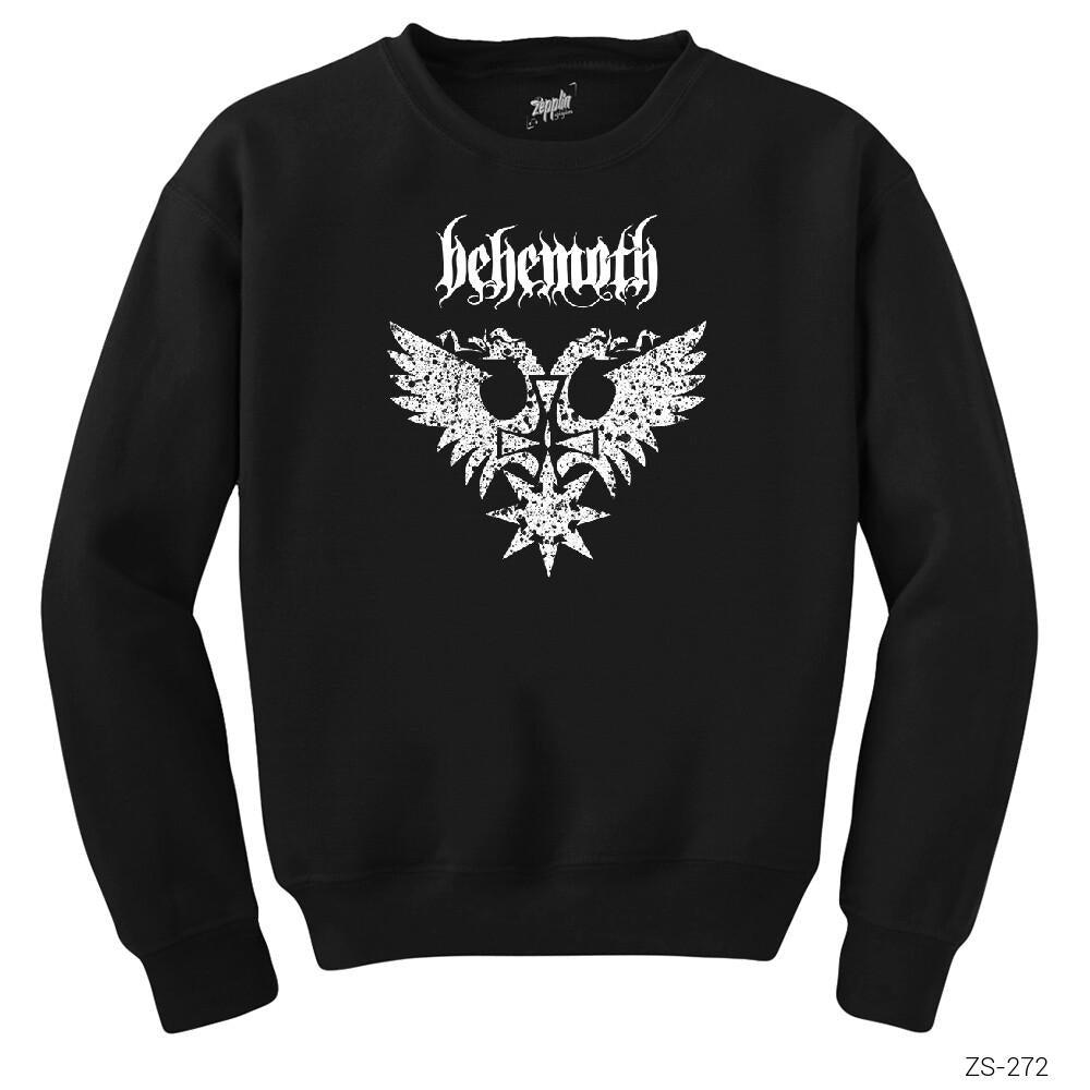 Behemoth Logo Siyah Sweatshirt