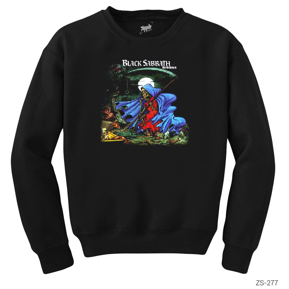 Black Sabbath Forbidden Siyah Sweatshirt