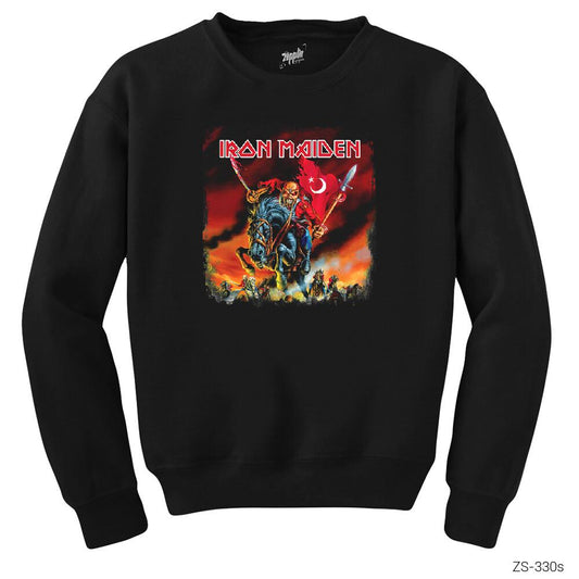 Iron Maiden Turk Siyah Sweatshirt