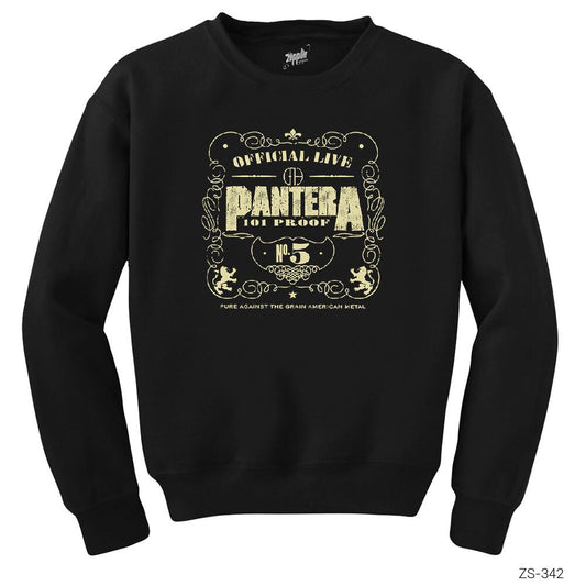 Pantera Cover Siyah Sweatshirt