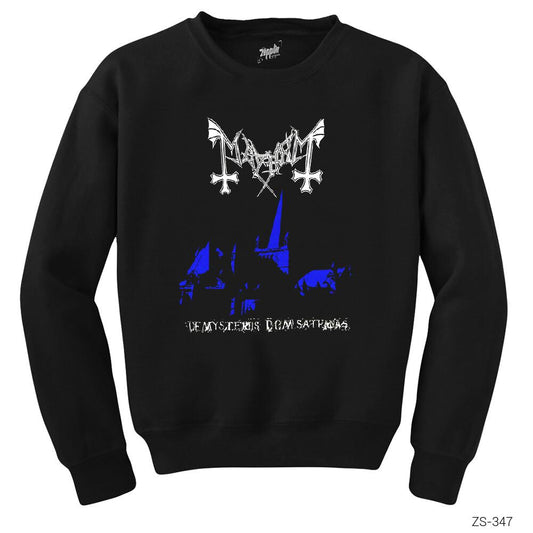 Mayhem De Mysteriis Dom Sathanas Siyah Sweatshirt