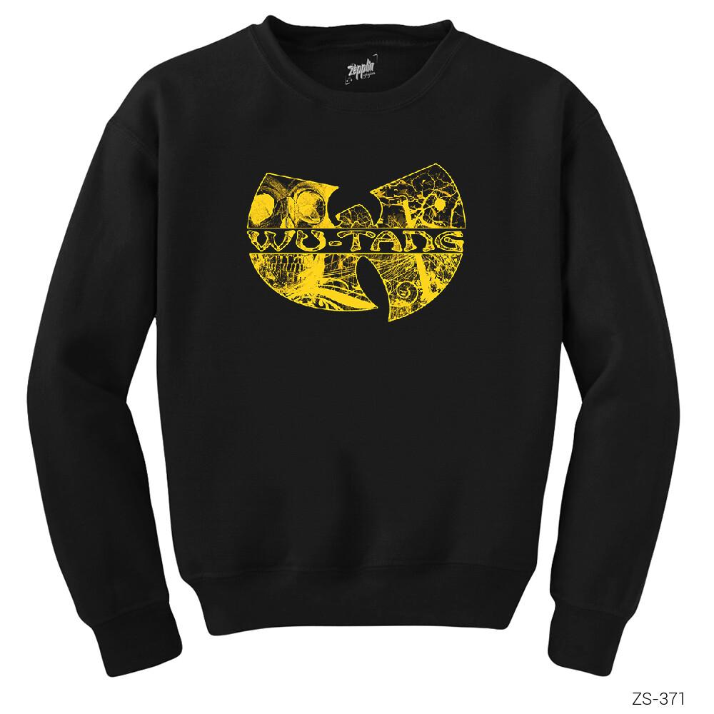 Wu Tang Stencil Logo Siyah Sweatshirt