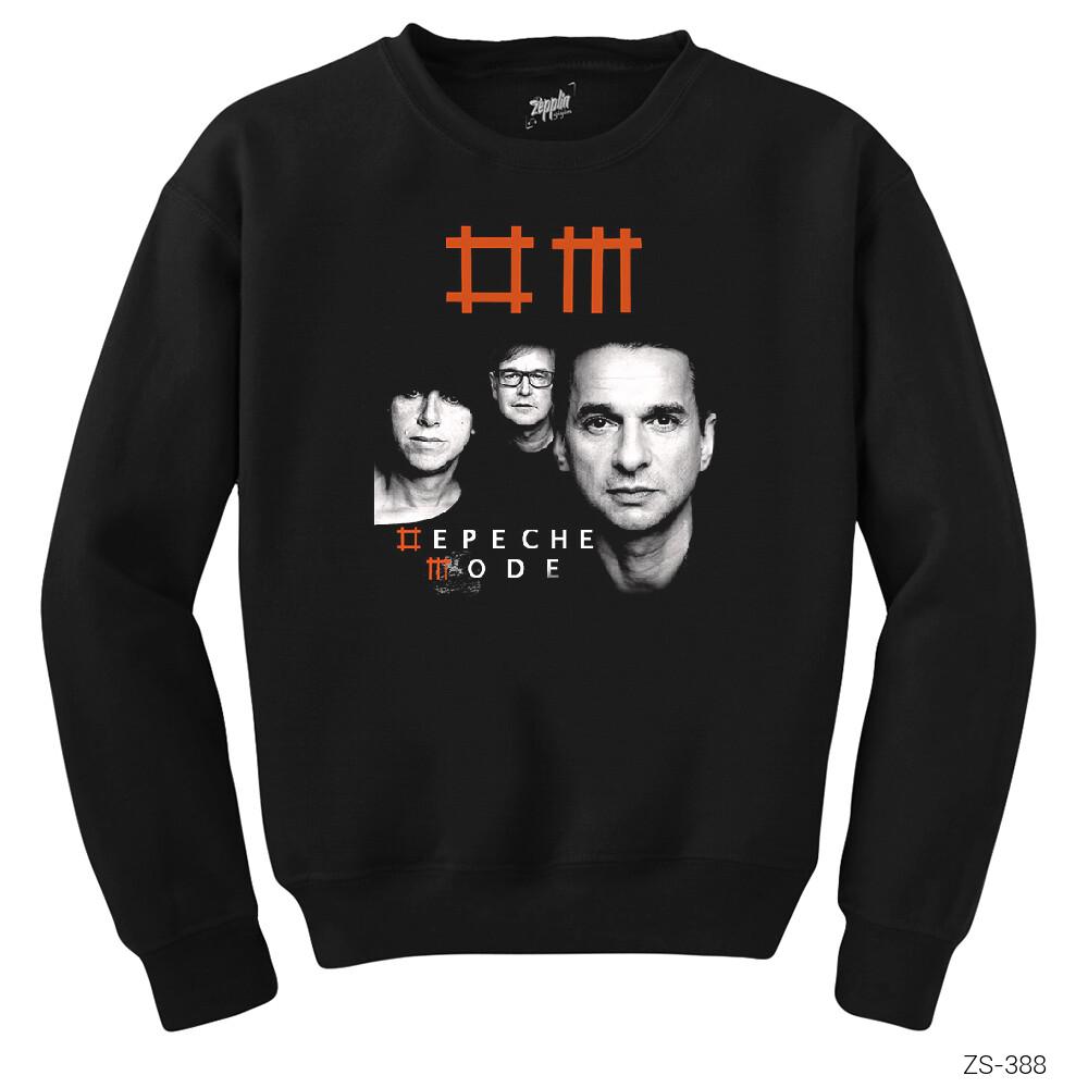 Depeche Mode Group Siyah Sweatshirt