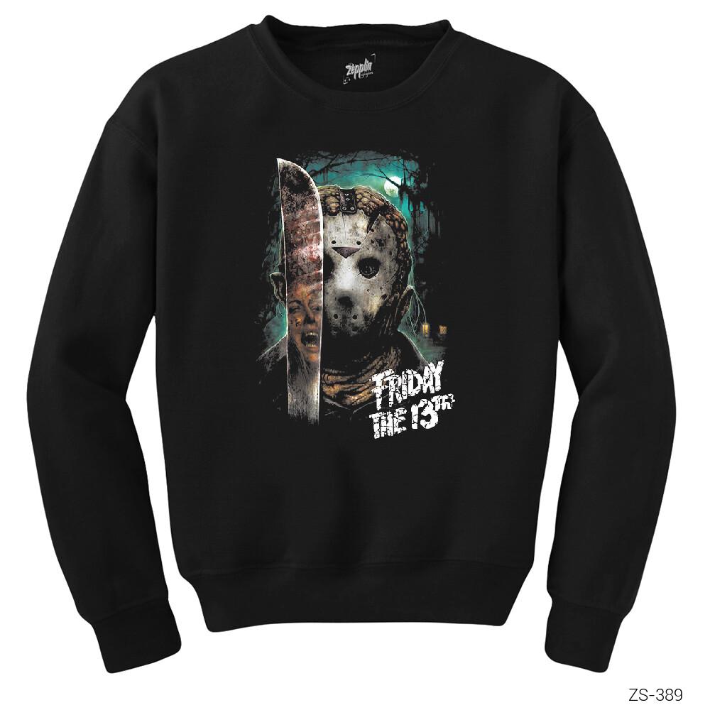 Friday the 13th 13üncü Cuma Siyah Sweatshirt