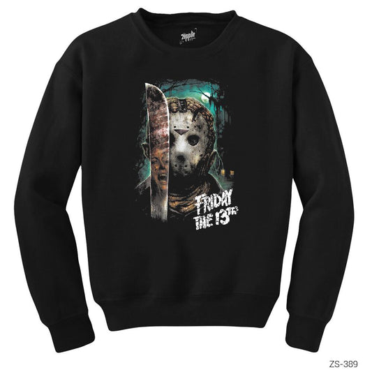 Friday the 13th 13üncü Cuma Siyah Sweatshirt
