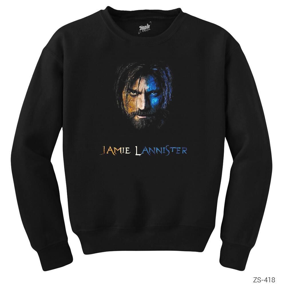 Game Of Thrones Jamie Lannister Siyah Sweatshirt