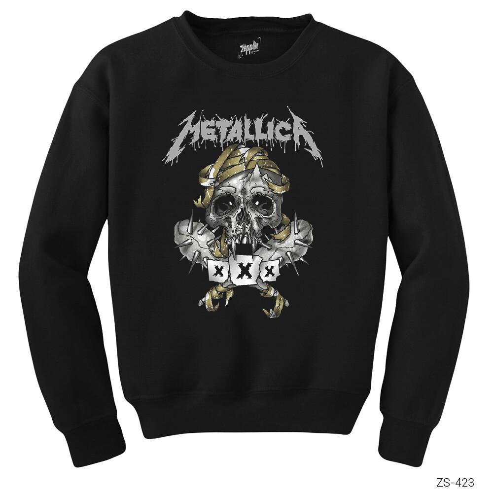 Metallica XXX Siyah Sweatshirt