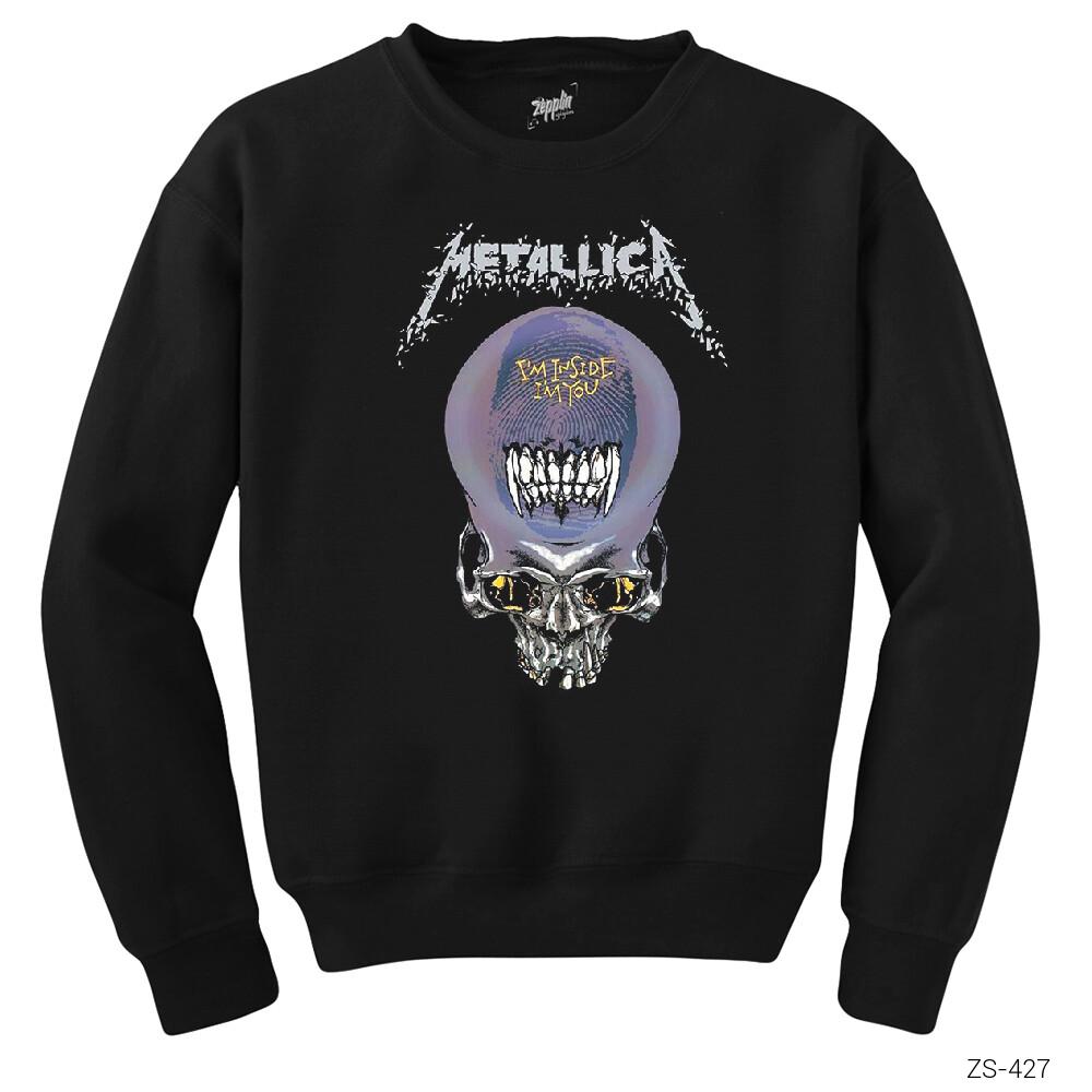 Metallica Im Inside Im You Siyah Sweatshirt