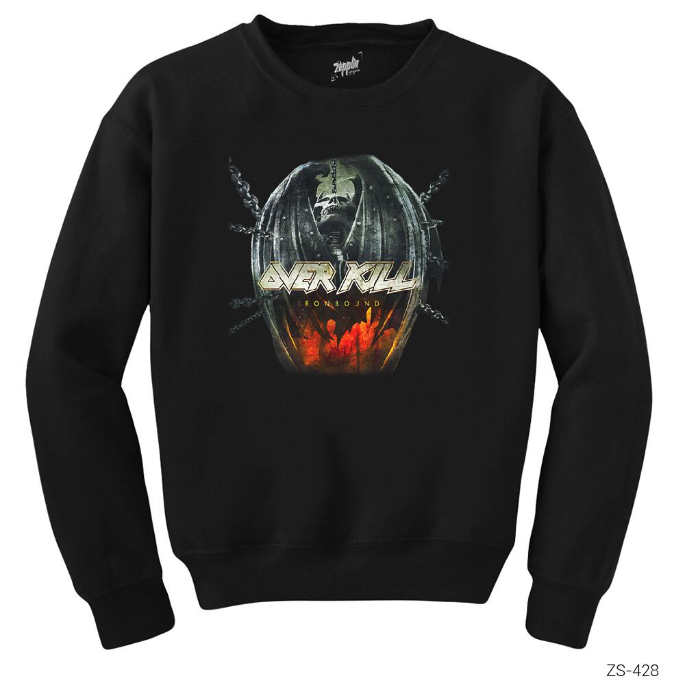 Overkill Iron Bound Siyah Sweatshirt