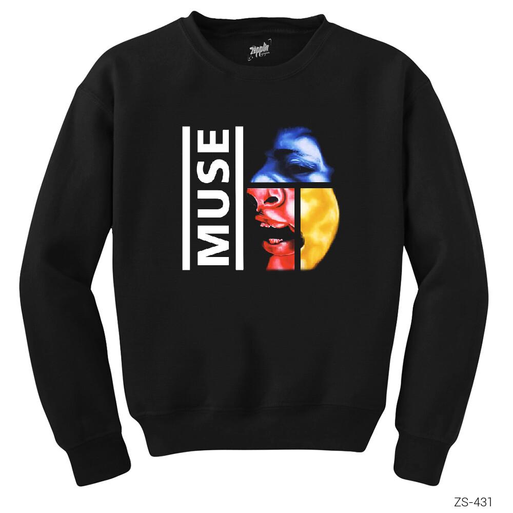 Muse 1998 Album Cover Siyah Sweatshirt