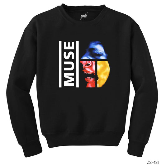 Muse 1998 Album Cover Siyah Sweatshirt